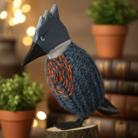 Artesanía de Chile en La Unión: Colección de figuras de animales en lana tejida y madera tallada a mano de Kalkona. En la imagen se aprecia la delicadeza del oficio manual y la conexión con la naturaleza del sur chileno. Ideal para decoración con propósito y regalos con alma. Encuéntranos en redes como @KalkonaChile y coordina tu pedido al WhatsApp +56991320953 para envíos a todo el país.